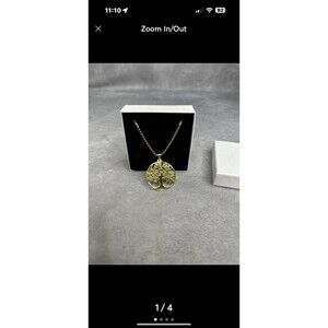 Tree of life necklace 18inch braided chain new Christmas perfect gift